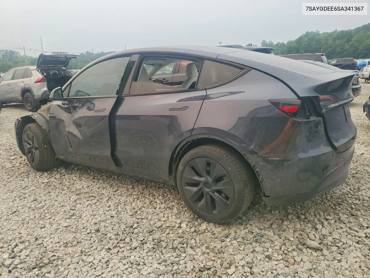 2025 Tesla Model Y VIN: 7SAYGDEE6SA341367 Lot: 60833636