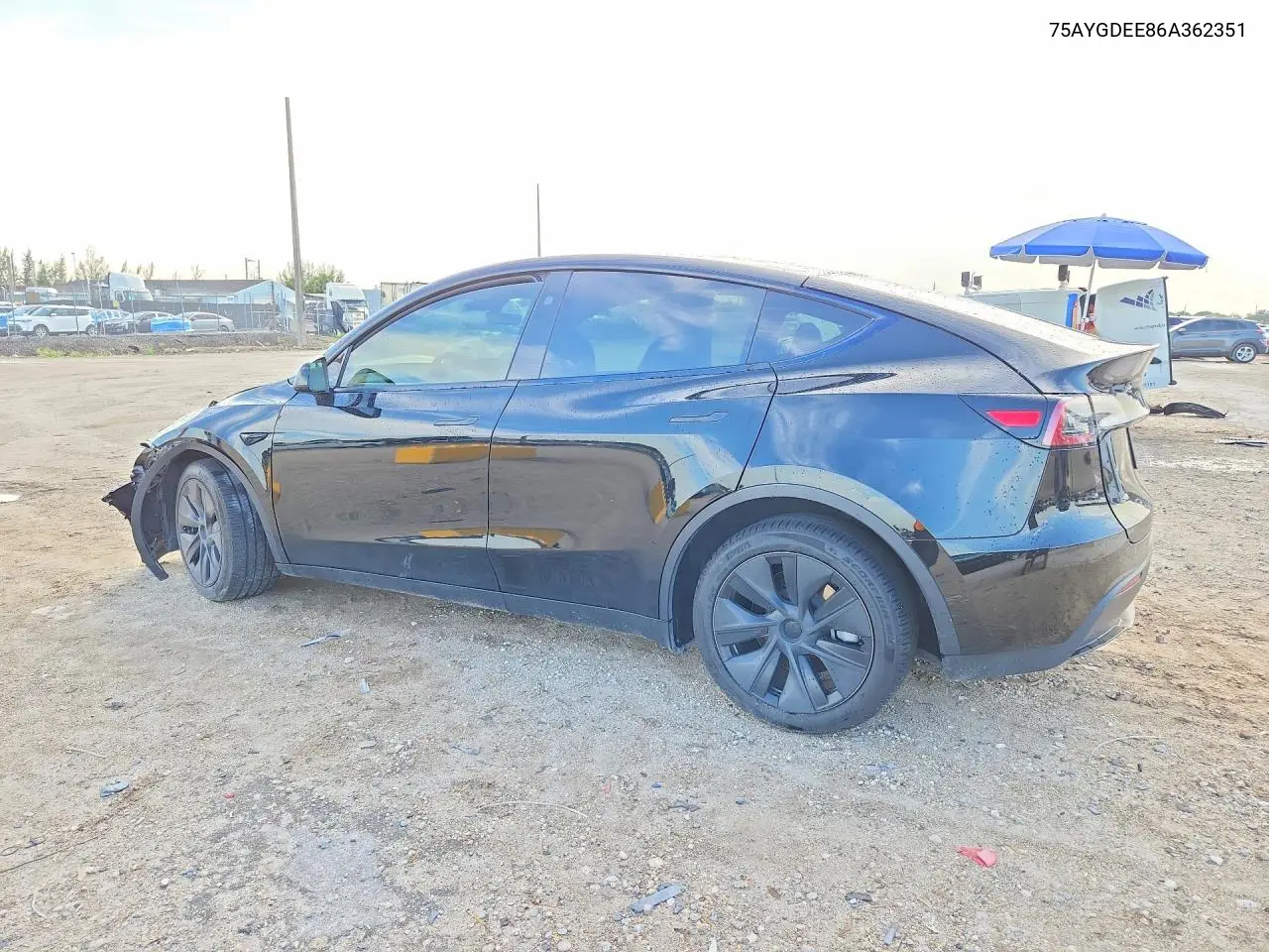 2025 Tesla Y VIN: 75AYGDEE86A362351 Lot: 61674506