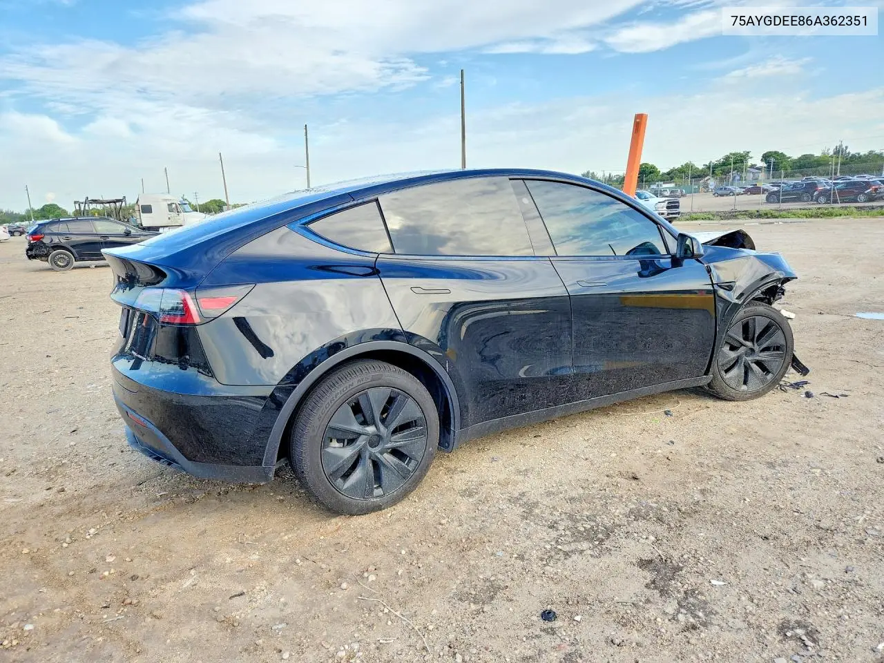 2025 Tesla Y VIN: 75AYGDEE86A362351 Lot: 61674506