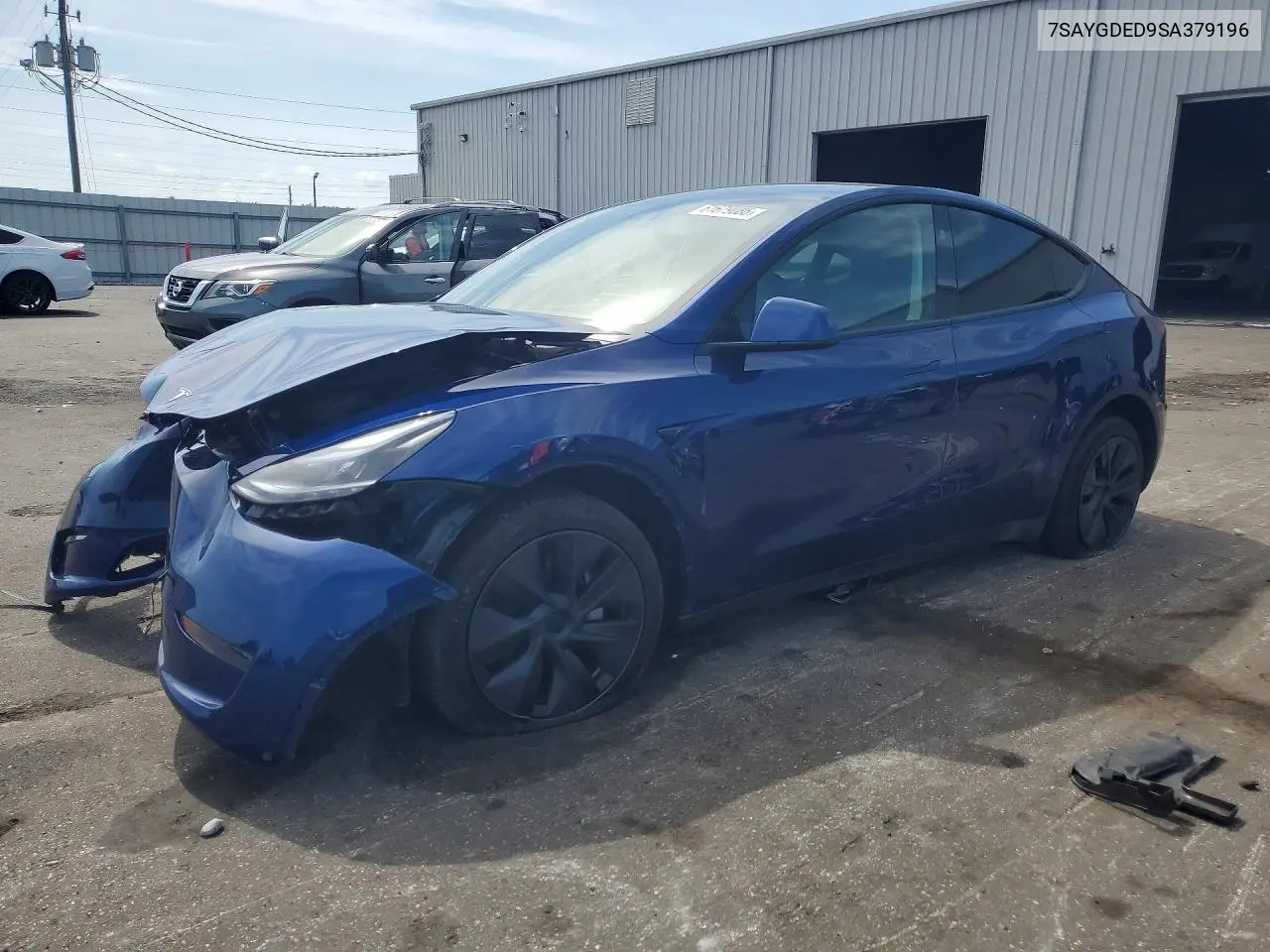 2025 Tesla Model Y VIN: 7SAYGDED9SA379196 Lot: 61679086