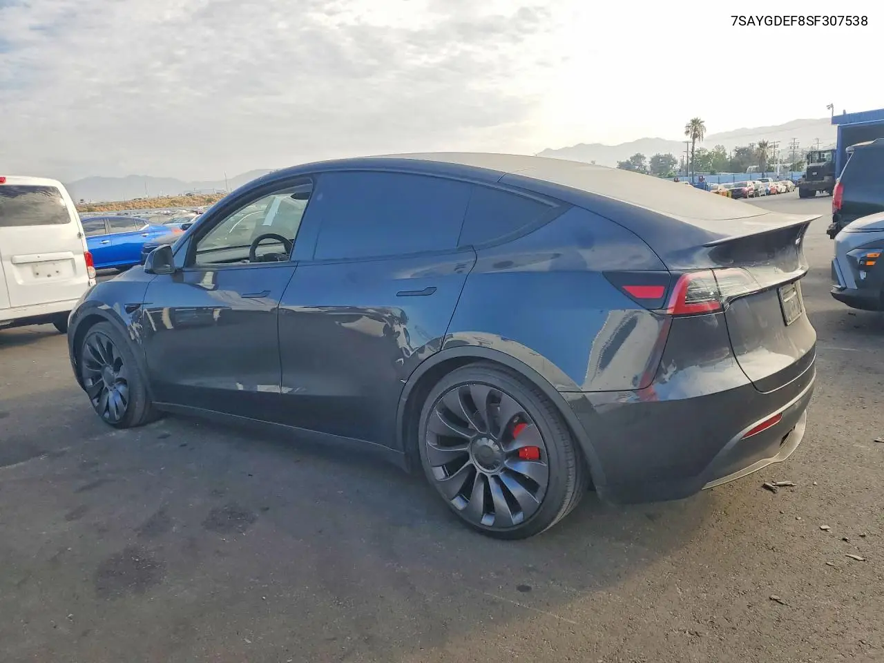 2025 Tesla Model Y VIN: 7SAYGDEF8SF307538 Lot: 61692926