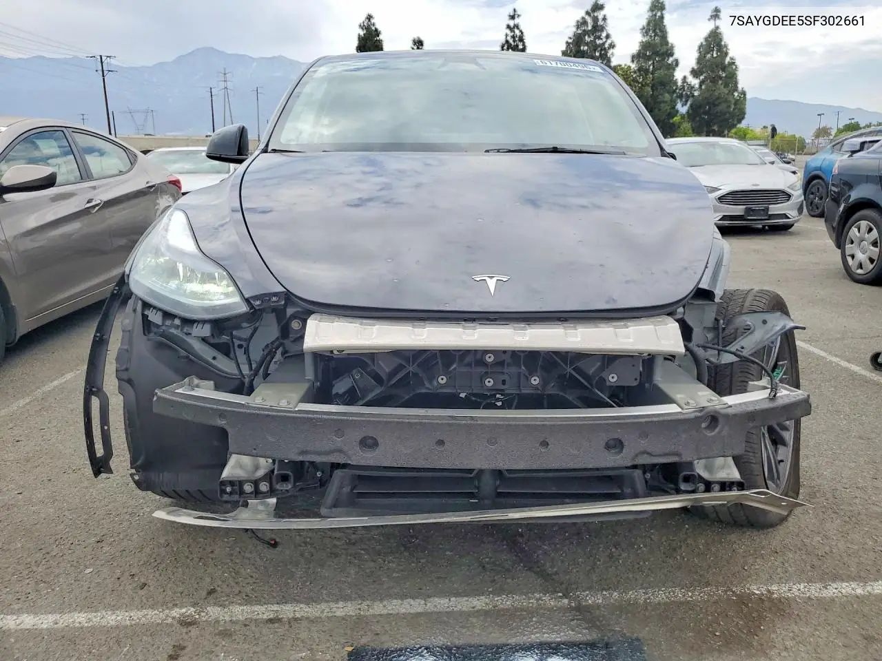 2025 Tesla Model Y VIN: 7SAYGDEE5SF302661 Lot: 61700496