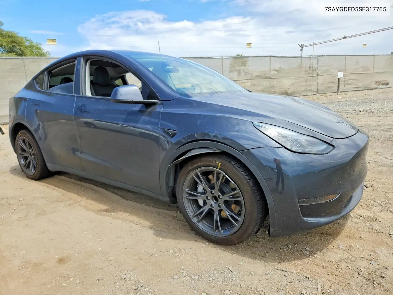 2025 Tesla Model Y VIN: 7SAYGDED5SF317765 Lot: 62055166