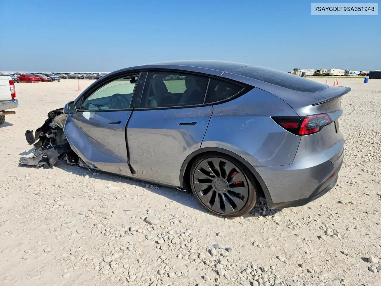 2025 Tesla Model Y VIN: 7SAYGDEF9SA351948 Lot: 62265516