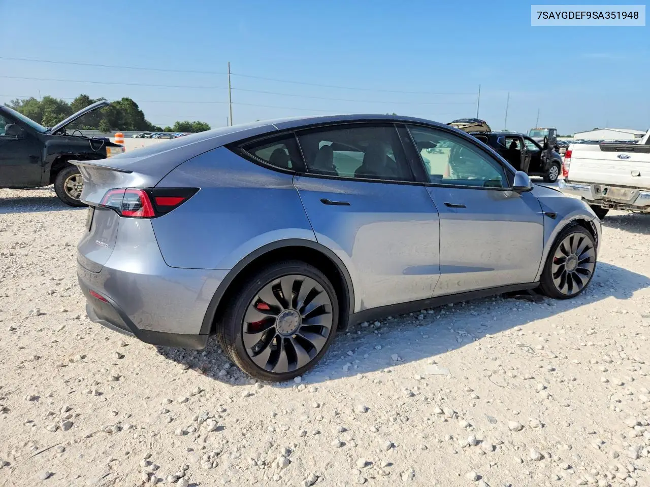 2025 Tesla Model Y VIN: 7SAYGDEF9SA351948 Lot: 62265516