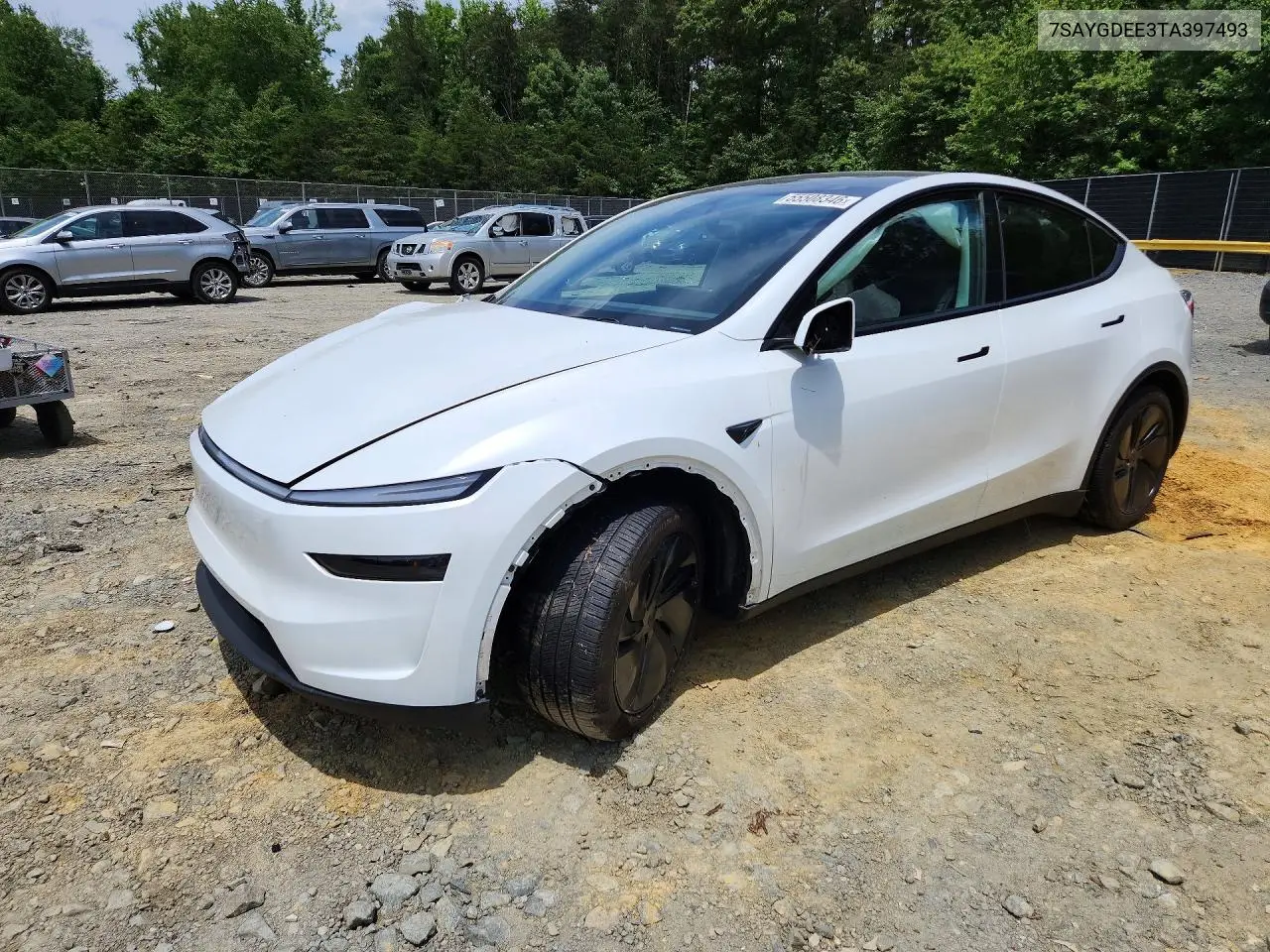 2026 Tesla Model Y VIN: 7SAYGDEE3TA397493 Lot: 55508346