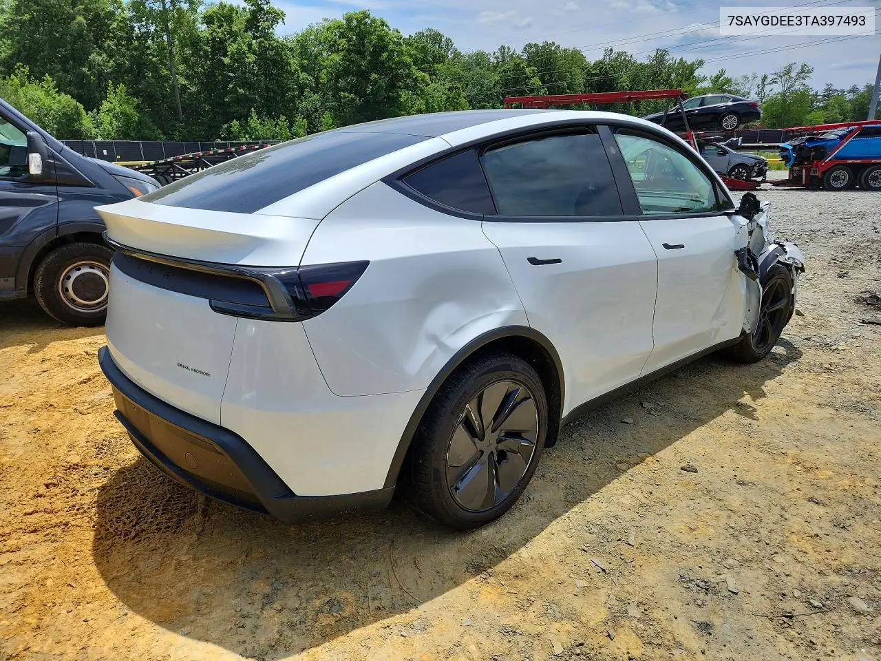 2026 Tesla Model Y VIN: 7SAYGDEE3TA397493 Lot: 55508346