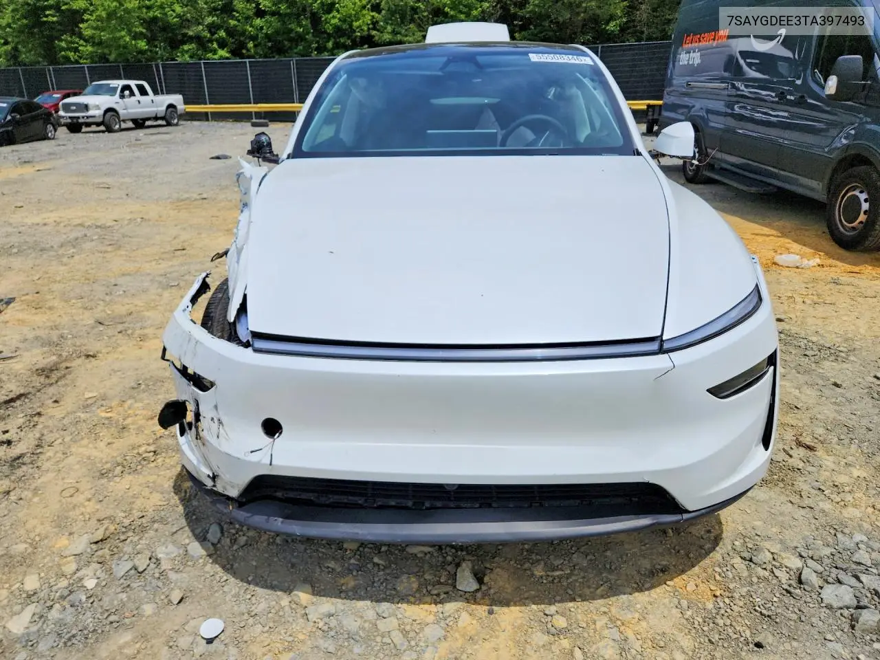 2026 Tesla Model Y VIN: 7SAYGDEE3TA397493 Lot: 55508346