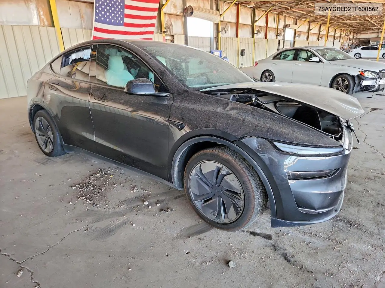 2026 Tesla Model Y VIN: 7SAYGDED2TF600562 Lot: 56696746