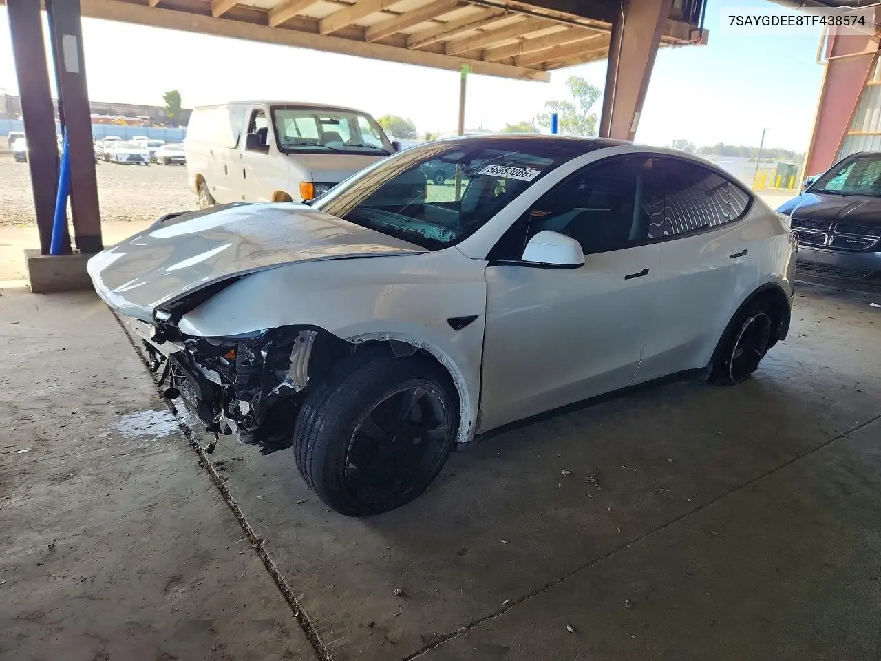 2026 Tesla Model Y VIN: 7SAYGDEE8TF438574 Lot: 56983066