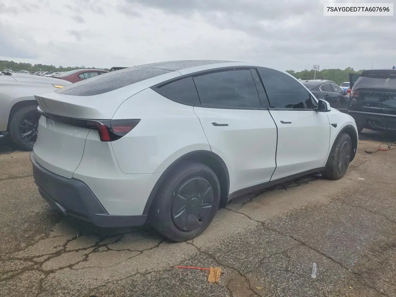 2026 Tesla Model Y VIN: 7SAYGDED7TA607696 Lot: 57346146