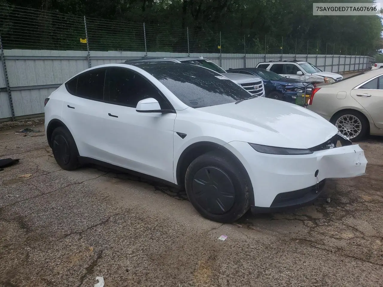 2026 Tesla Model Y VIN: 7SAYGDED7TA607696 Lot: 57346146