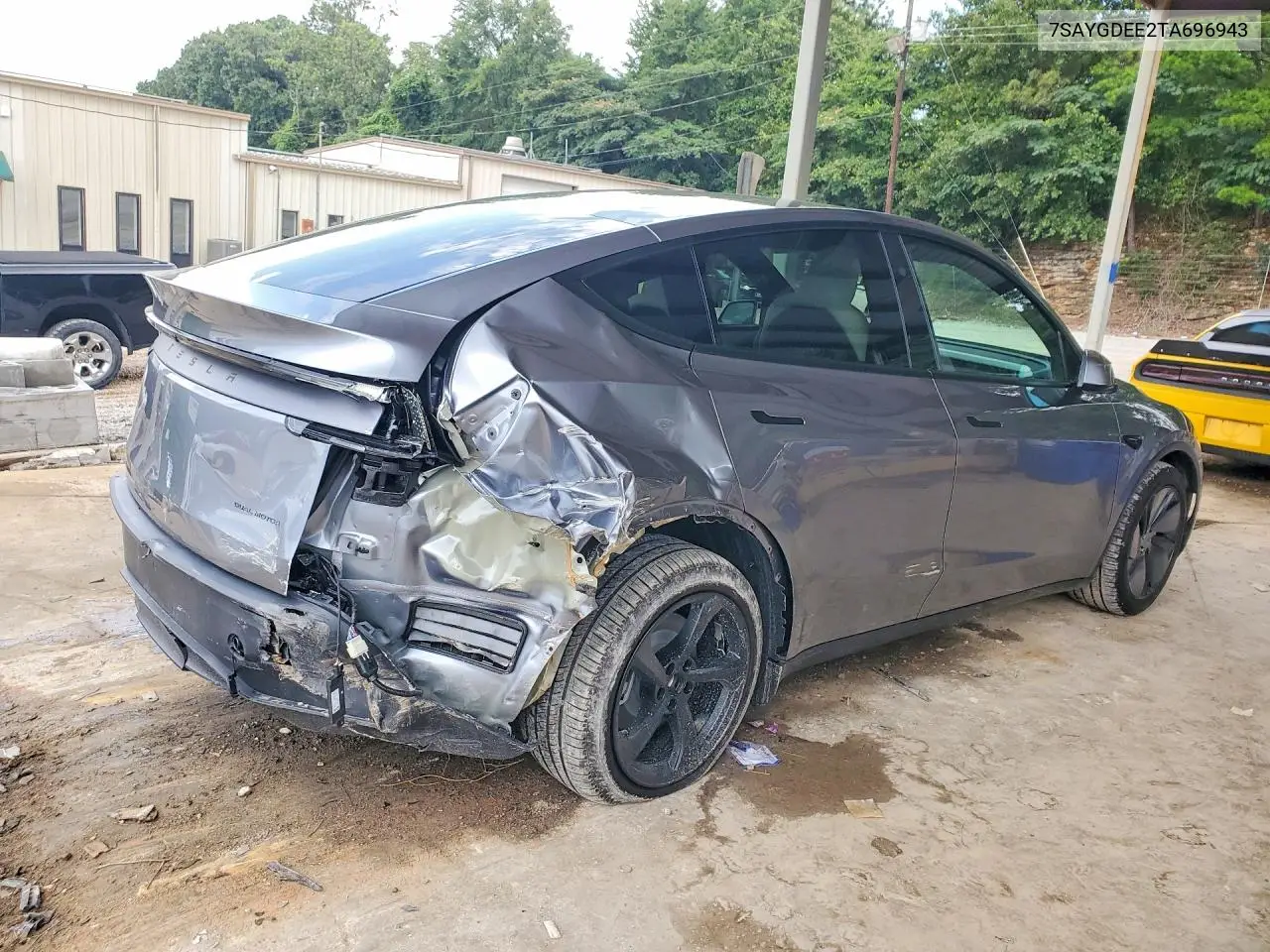 2026 Tesla Model Y VIN: 7SAYGDEE2TA696943 Lot: 58484286