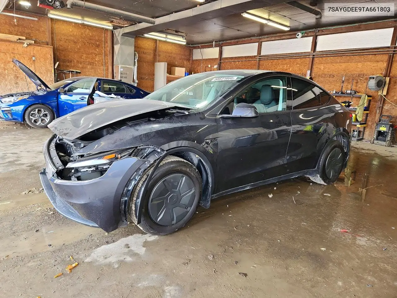 2026 Tesla Model Y VIN: 7SAYGDEE9TA661803 Lot: 58631666
