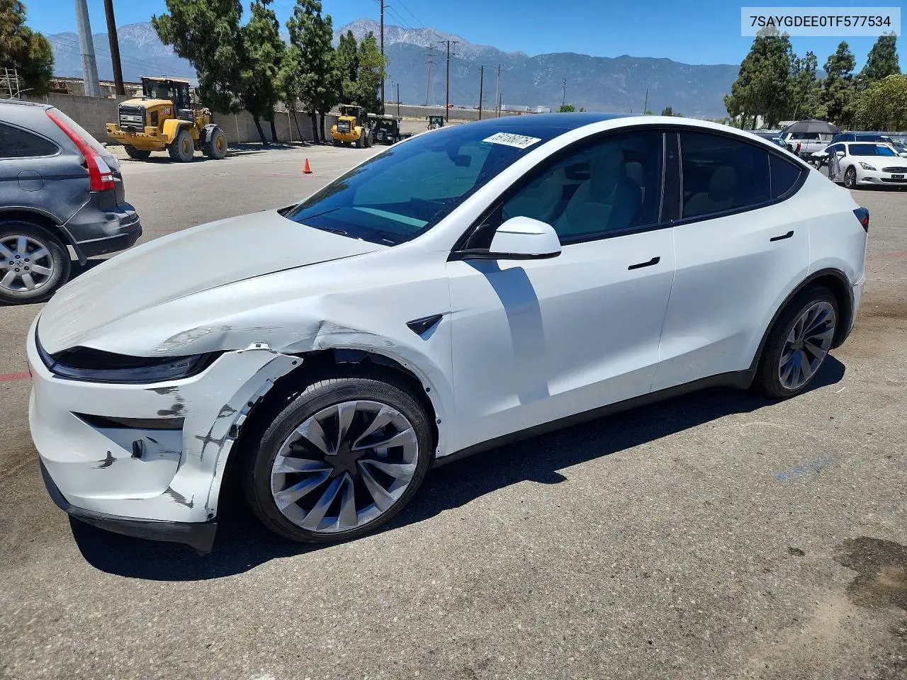 2026 Tesla Model Y VIN: 7SAYGDEE6TF577781 Lot: 59186076