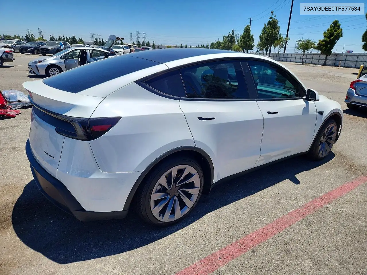 2026 Tesla Model Y VIN: 7SAYGDEE6TF577781 Lot: 59186076
