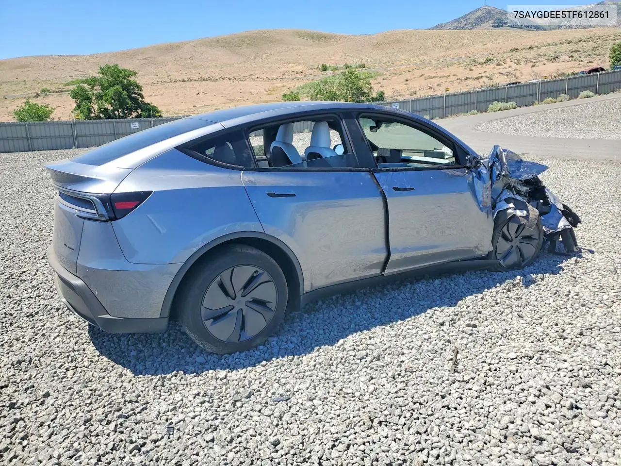 2026 Tesla Model Y VIN: 7SAYGDEE5TF612861 Lot: 59198346