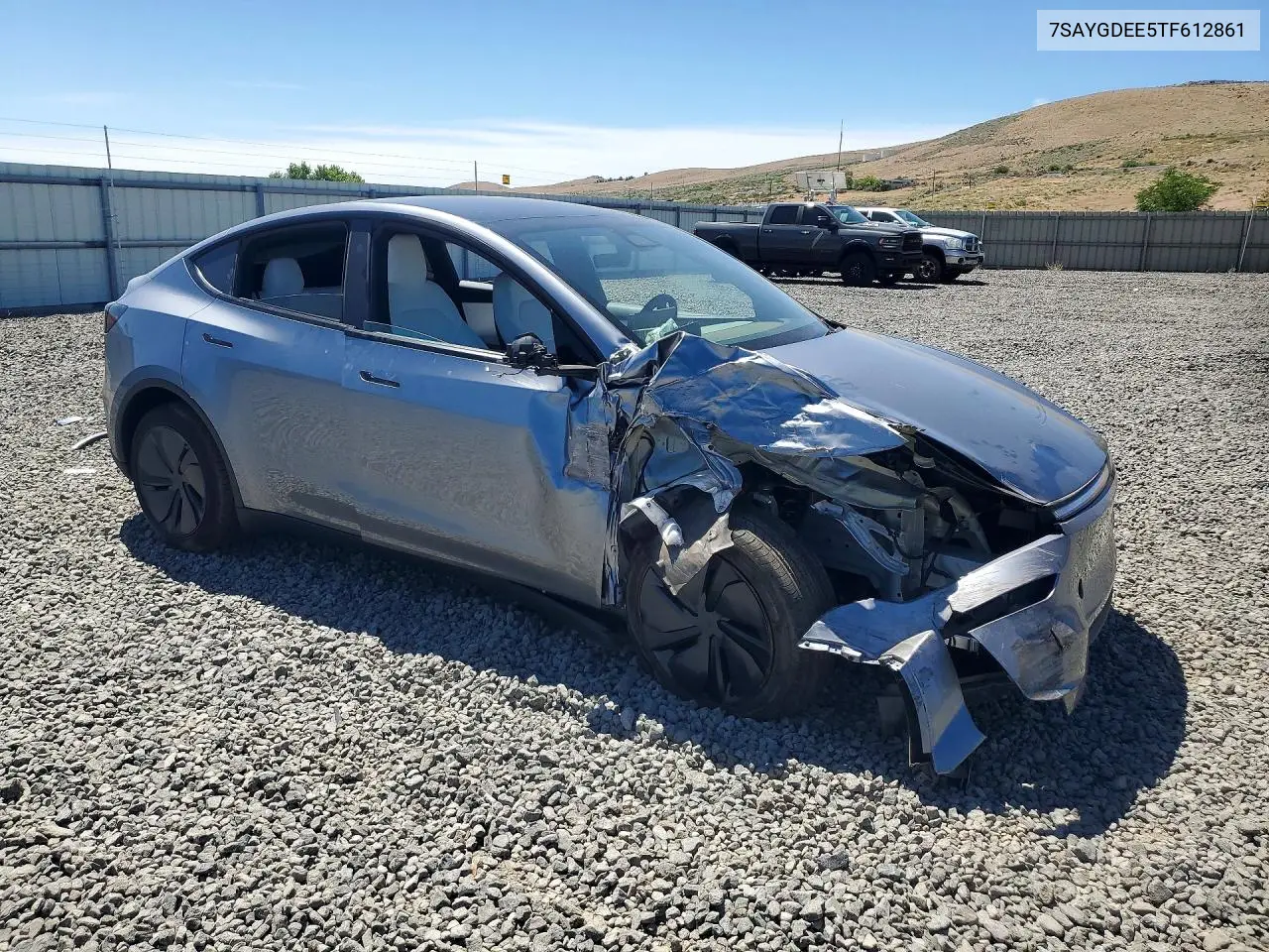 2026 Tesla Model Y VIN: 7SAYGDEE5TF612861 Lot: 59198346