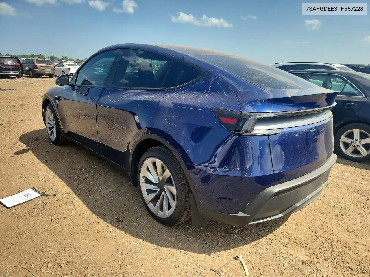 2026 Tesla Model Y VIN: 7SAYGDEE3TF557228 Lot: 59319576