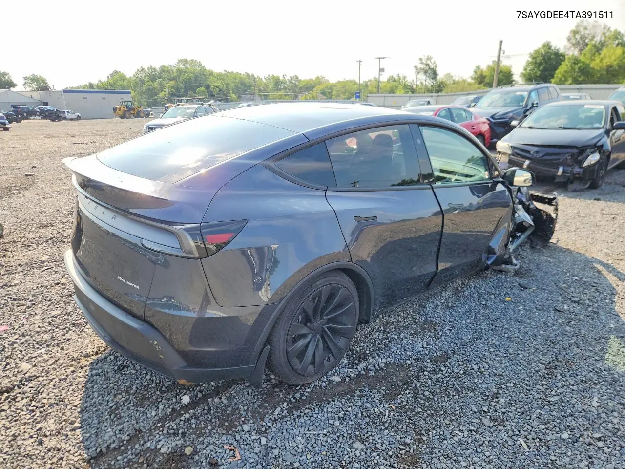 2026 Tesla Model Y VIN: 7SAYGDEE4TA391511 Lot: 59649436