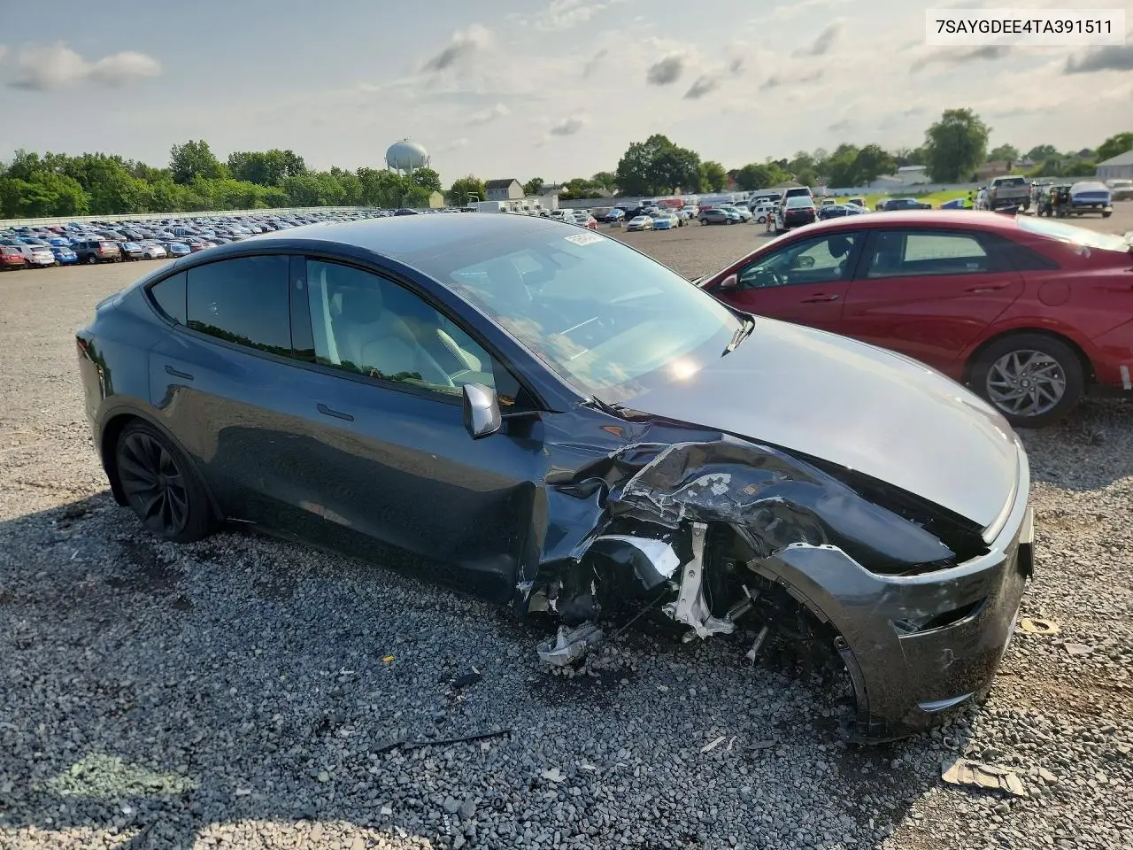 2026 Tesla Model Y VIN: 7SAYGDEE4TA391511 Lot: 59649436