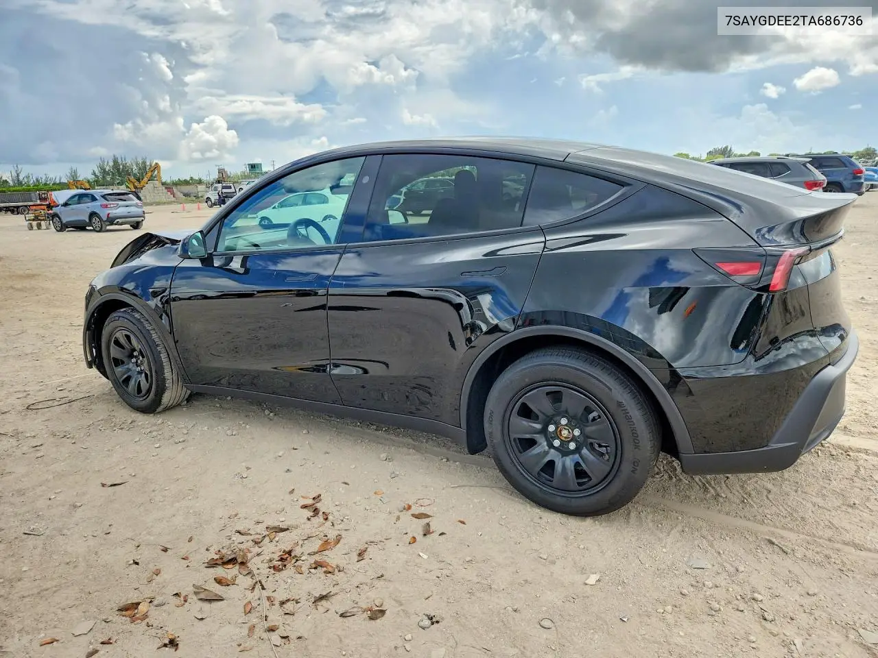 2026 Tesla Model Y VIN: 7SAYGDEE2TA686736 Lot: 59657266