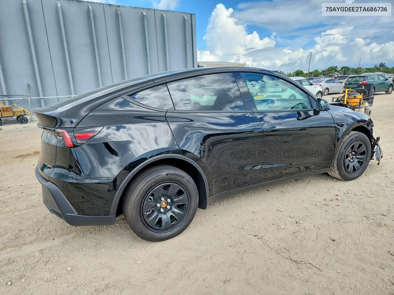 2026 Tesla Model Y VIN: 7SAYGDEE2TA686736 Lot: 59657266