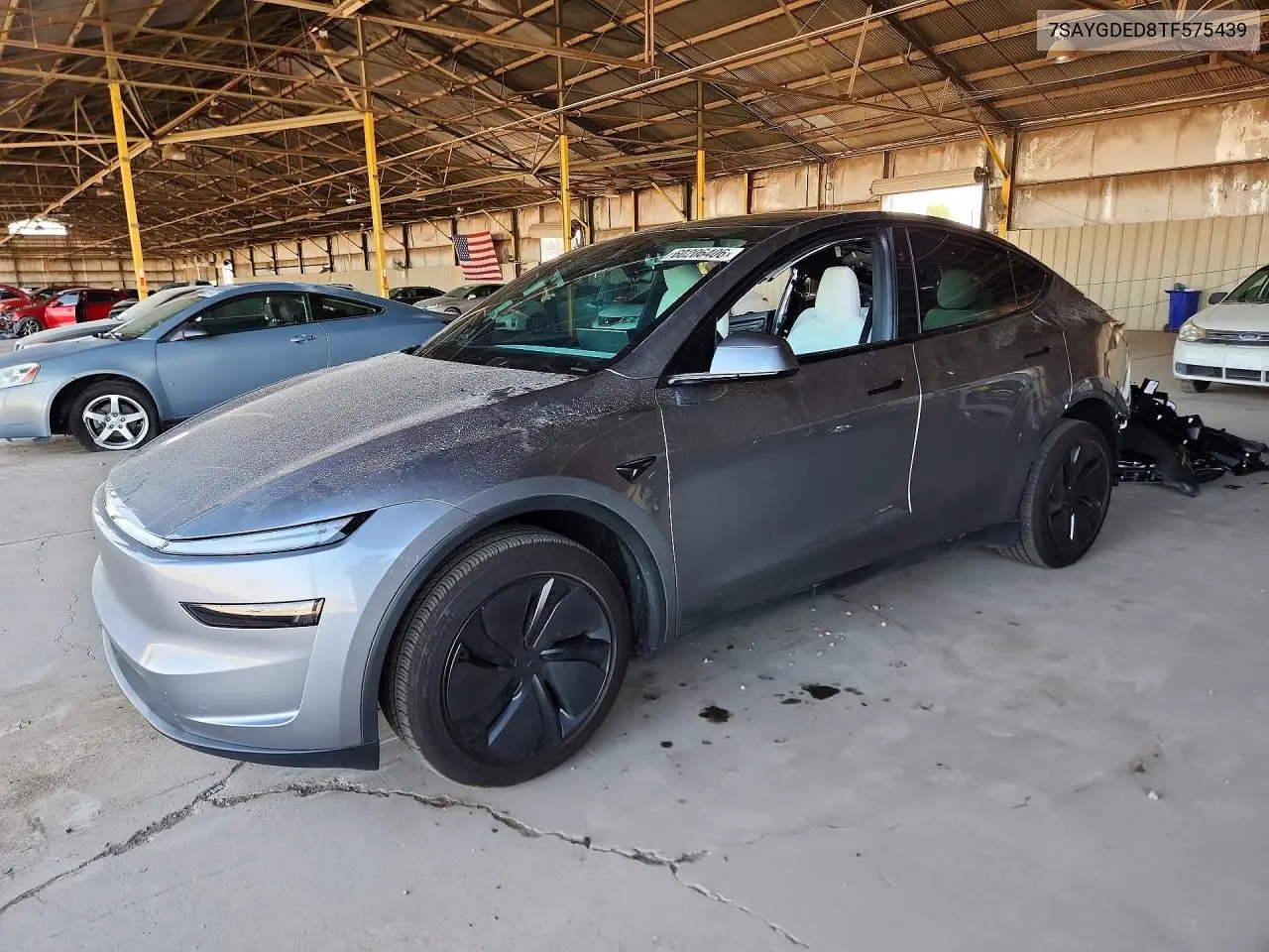 2026 Tesla Model Y VIN: 7SAYGDED8TF575439 Lot: 60206406