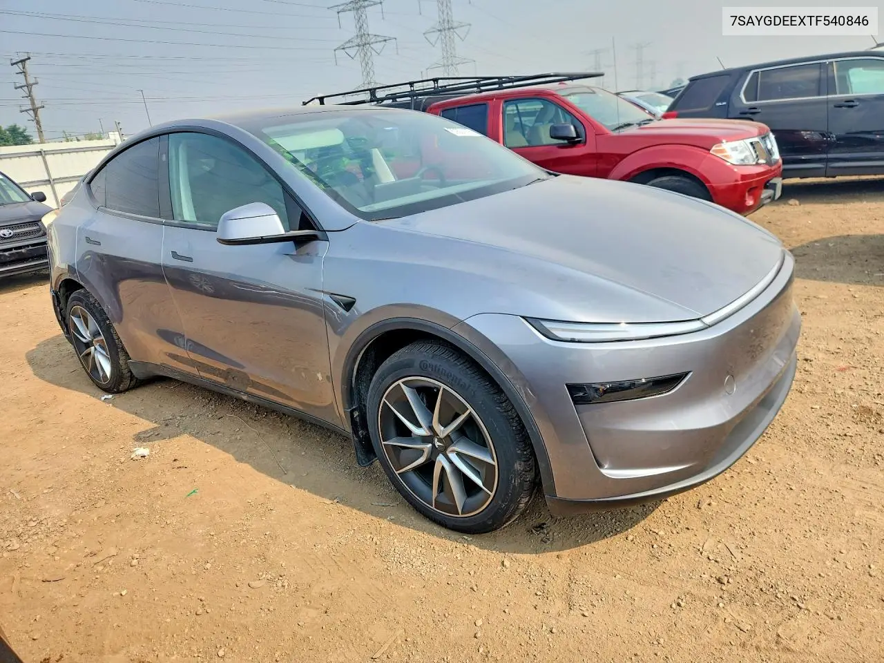 2026 Tesla Model Y VIN: 7SAYGDEEXTF540846 Lot: 60801176