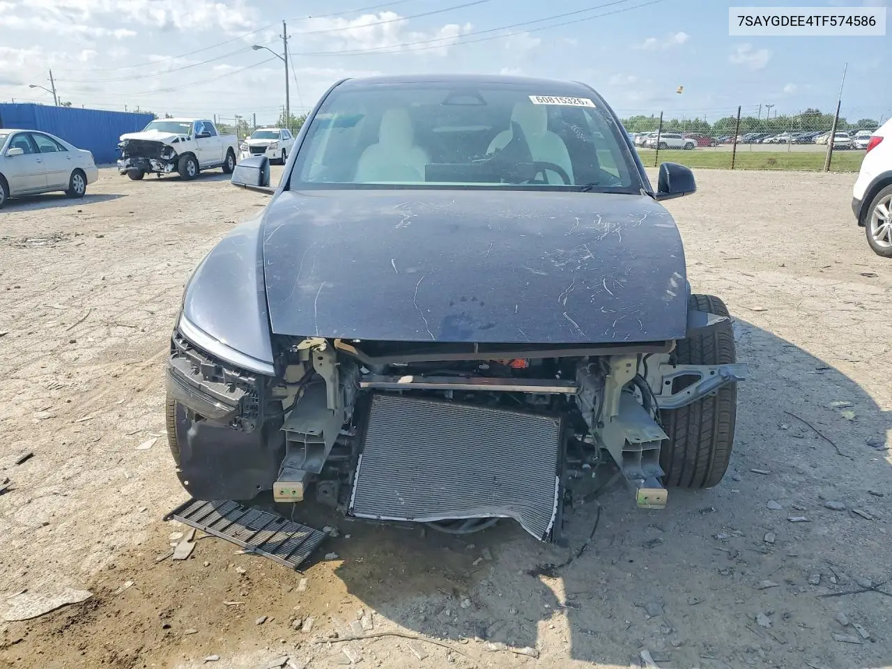 2026 Tesla Model Y VIN: 7SAYGDEE4TF574586 Lot: 60815326