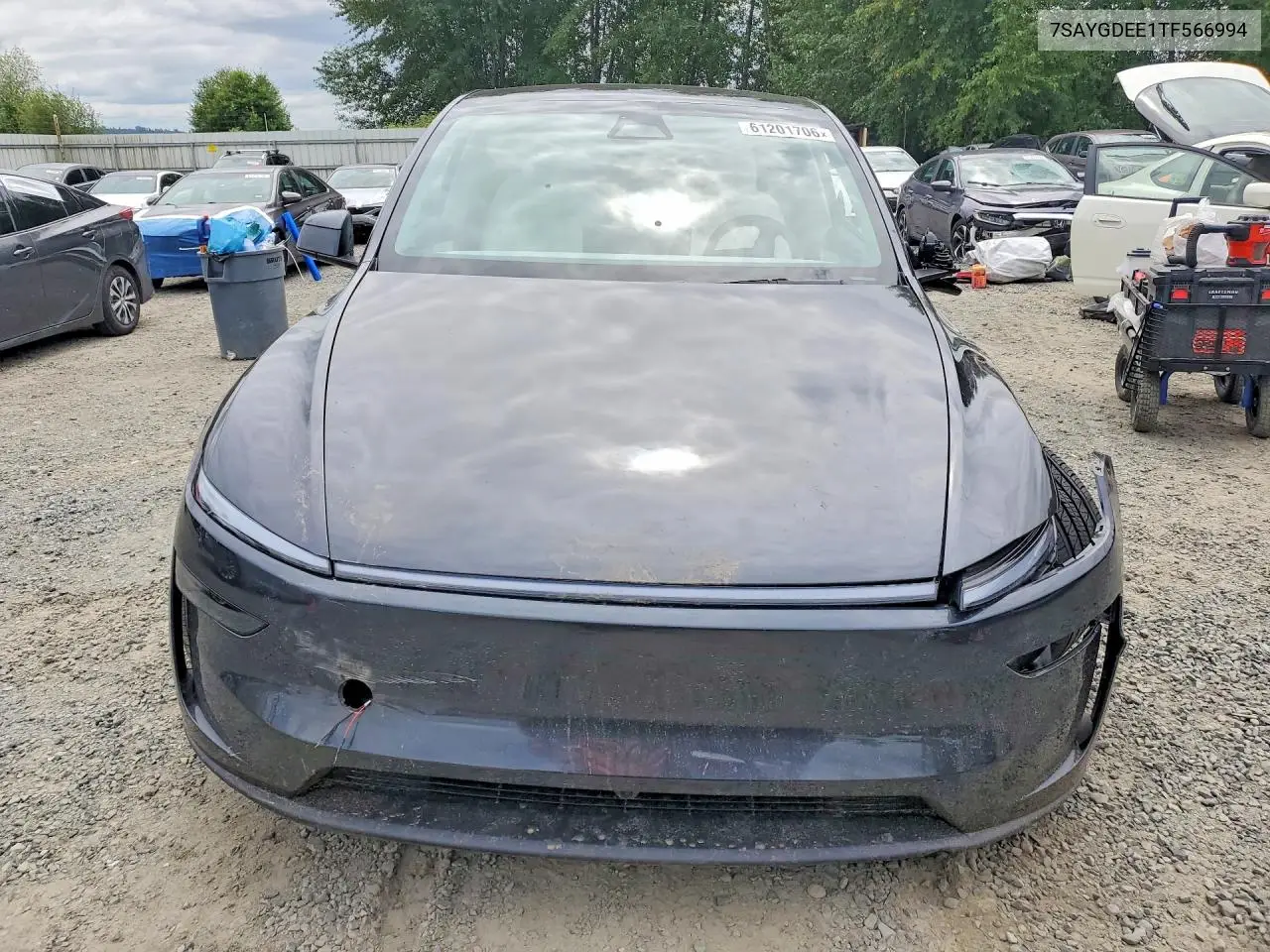 2026 Tesla Model Y VIN: 7SAYGDEE1TF566994 Lot: 61201706