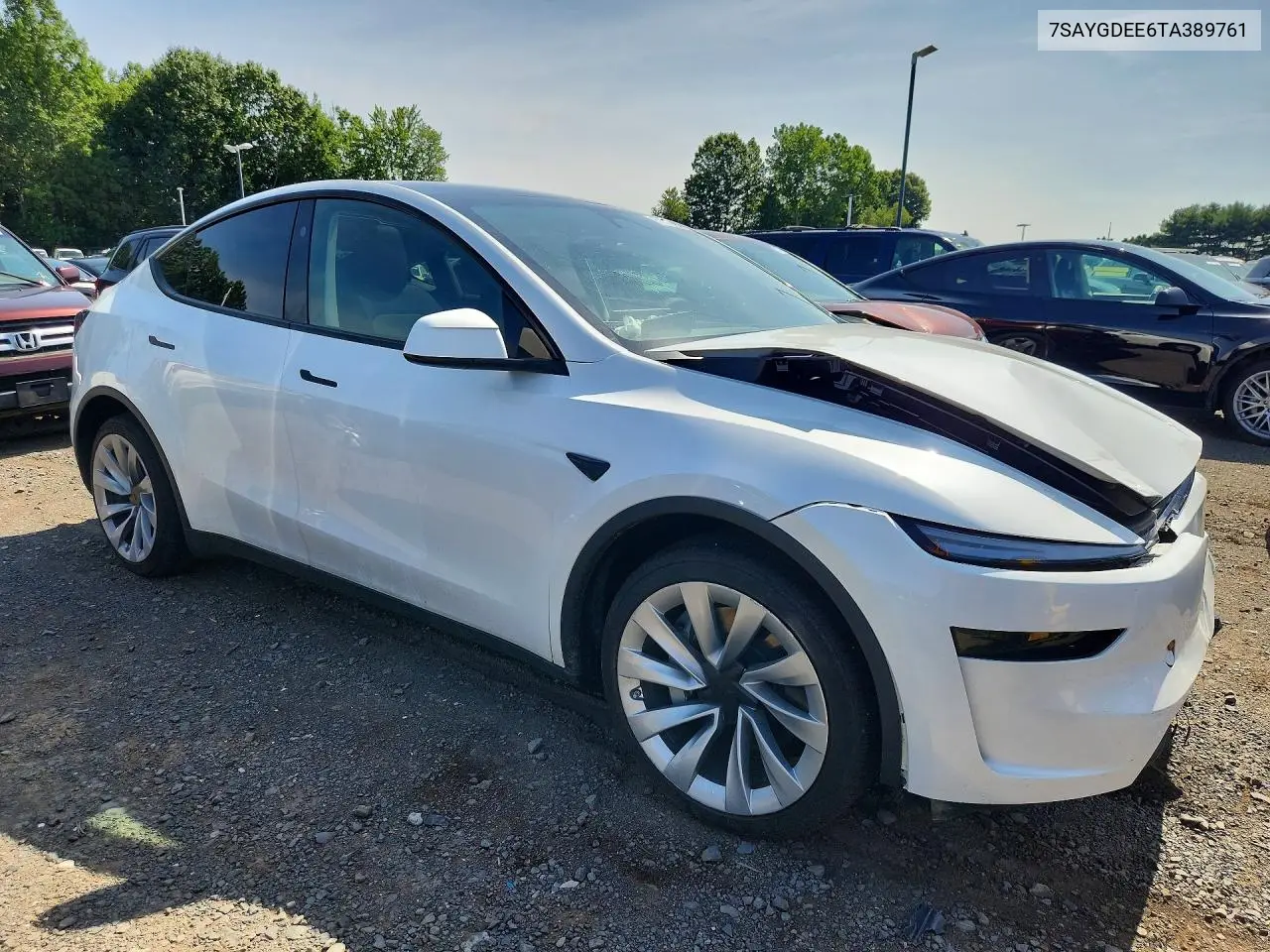 2026 Tesla Model Y VIN: 7SAYGDEE6TA389761 Lot: 61352976