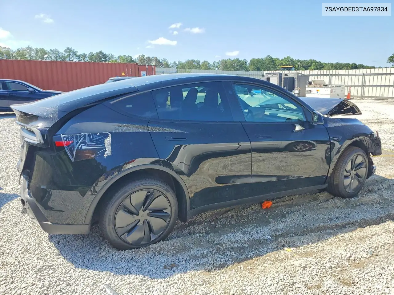 2026 Tesla Model Y VIN: 7SAYGDED3TA697834 Lot: 61371236