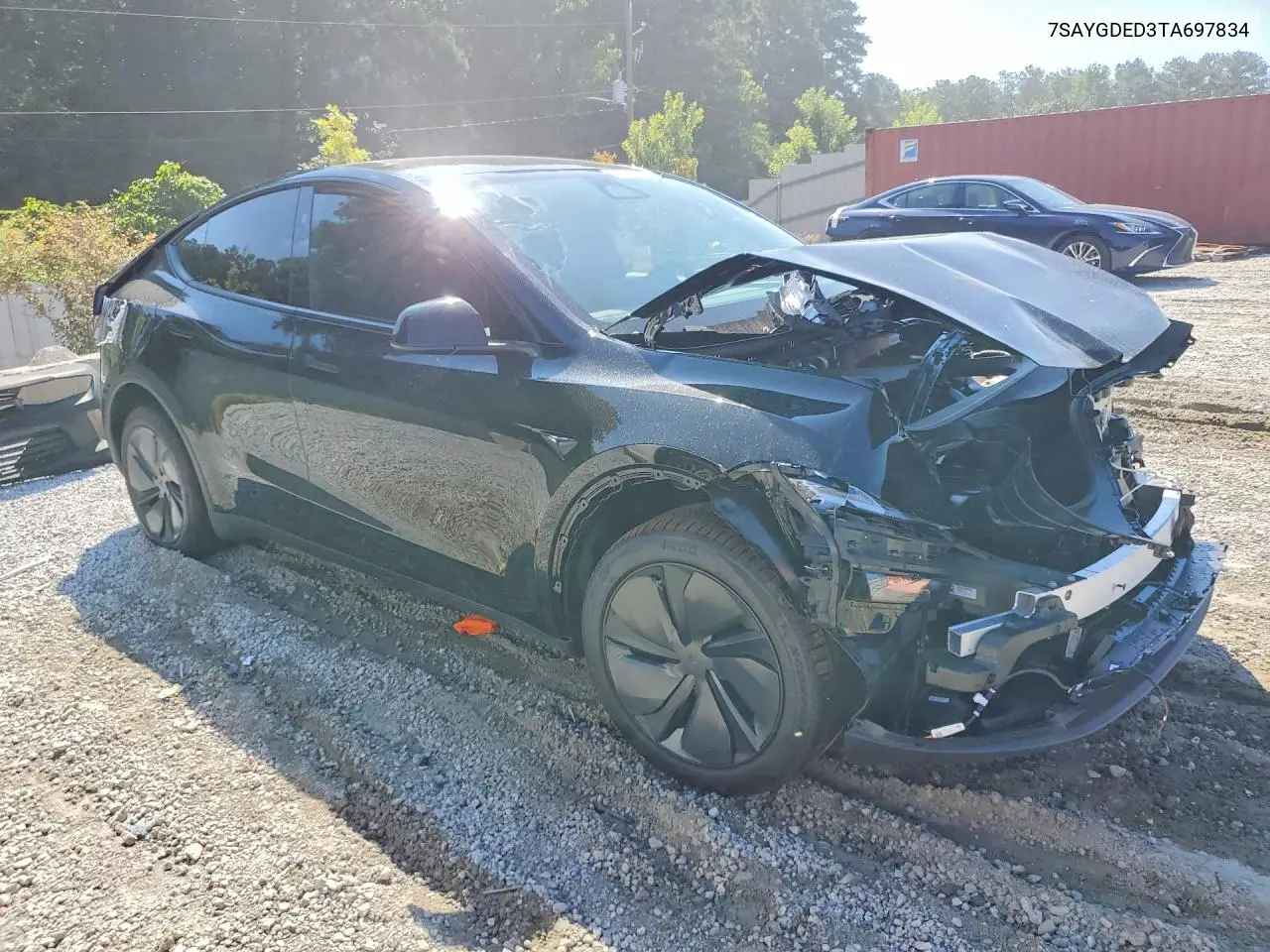 2026 Tesla Model Y VIN: 7SAYGDED3TA697834 Lot: 61371236