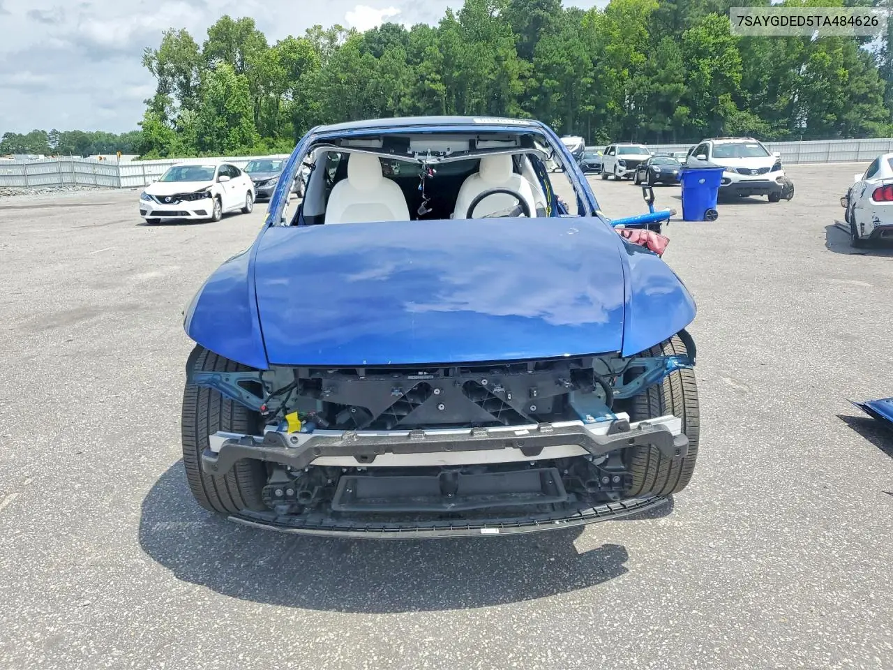2026 Tesla Model Y VIN: 7SAYGDED5TA484626 Lot: 61870176