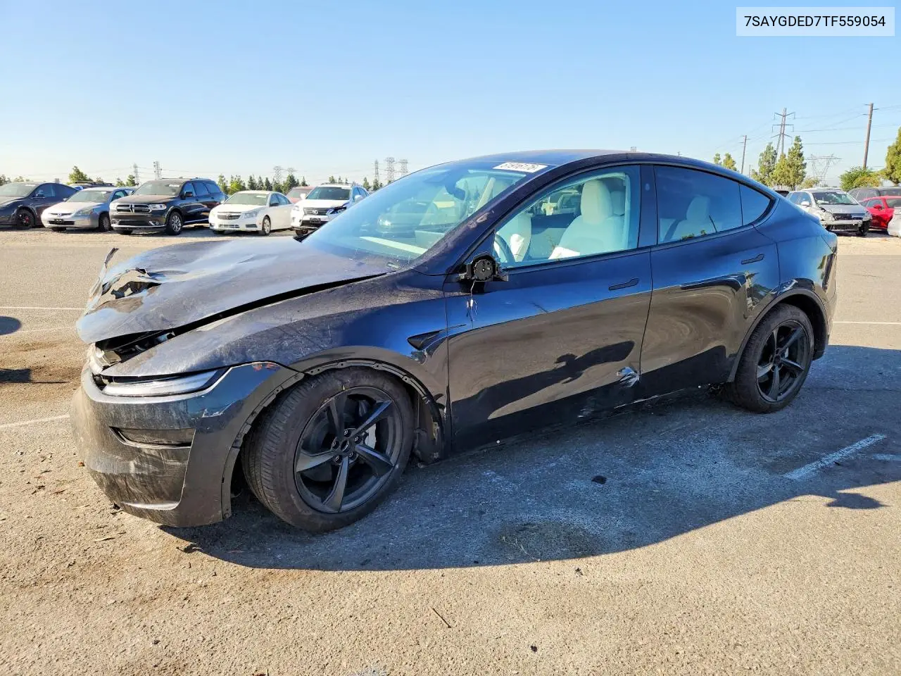 2026 Tesla Model Y VIN: 7SAYGDED7TF559054 Lot: 61916176