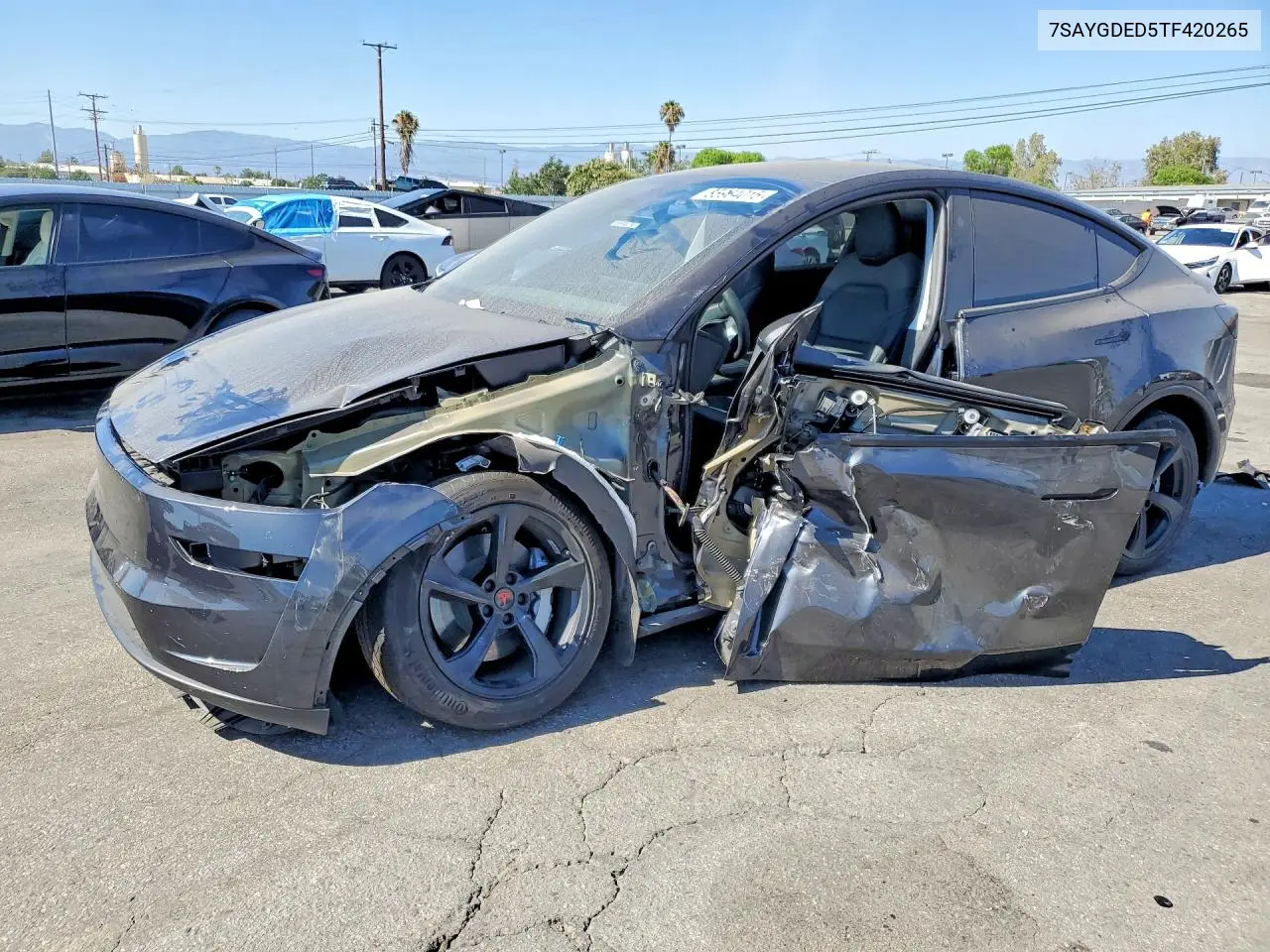 2026 Tesla Model Y VIN: 7SAYGDED5TF420265 Lot: 85964015
