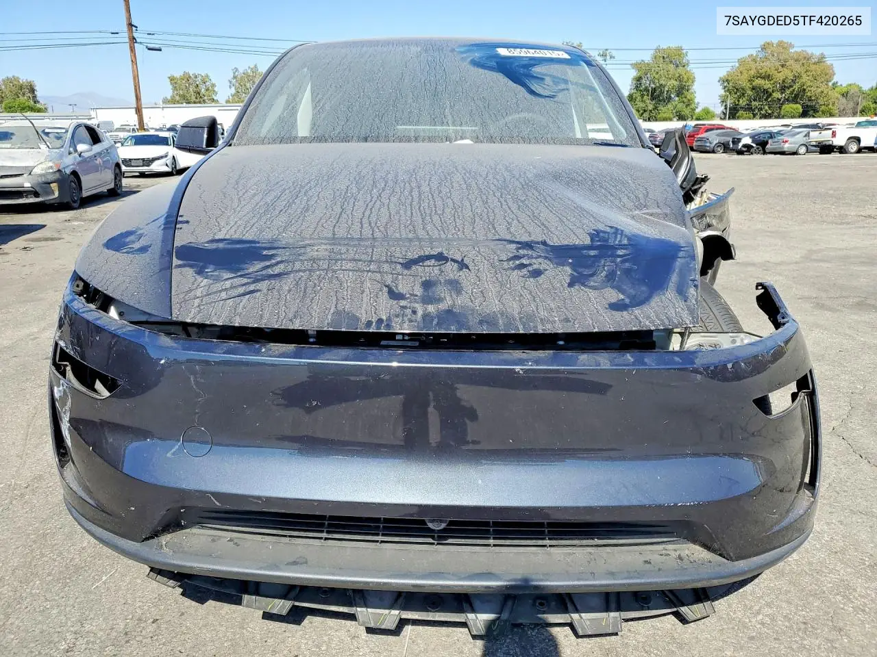 2026 Tesla Model Y VIN: 7SAYGDED5TF420265 Lot: 85964015