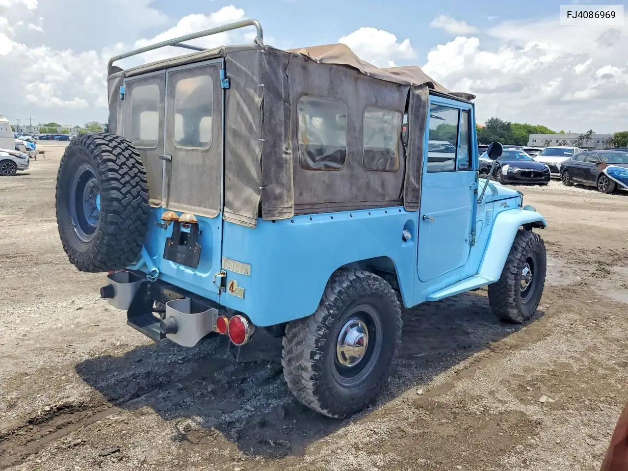 1967 Toyota Land Cruiser VIN: FJ4086969 Lot: 60362256