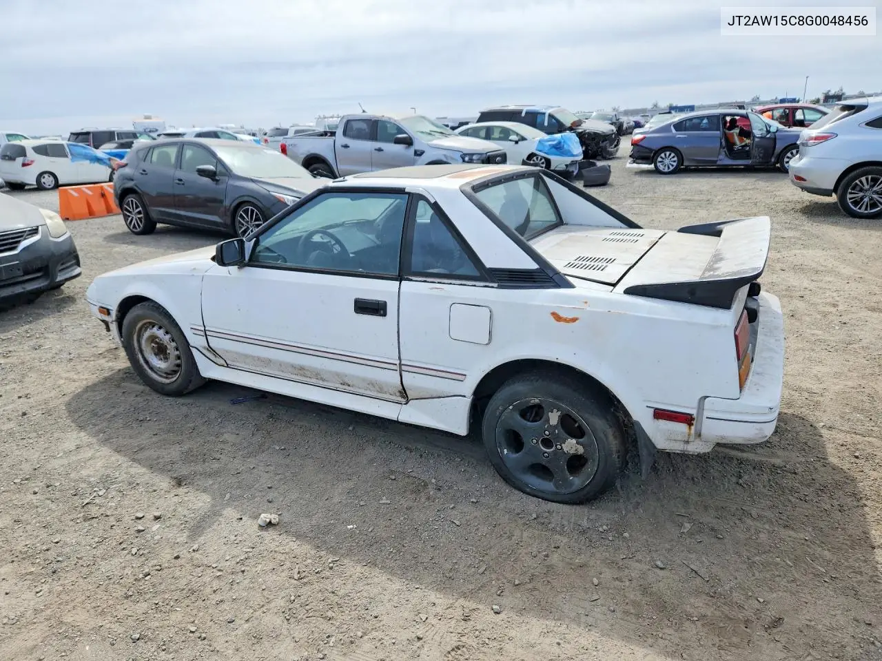 1986 Toyota Mr2 Base VIN: JT2AW15C8G0048456 Lot: 49051346