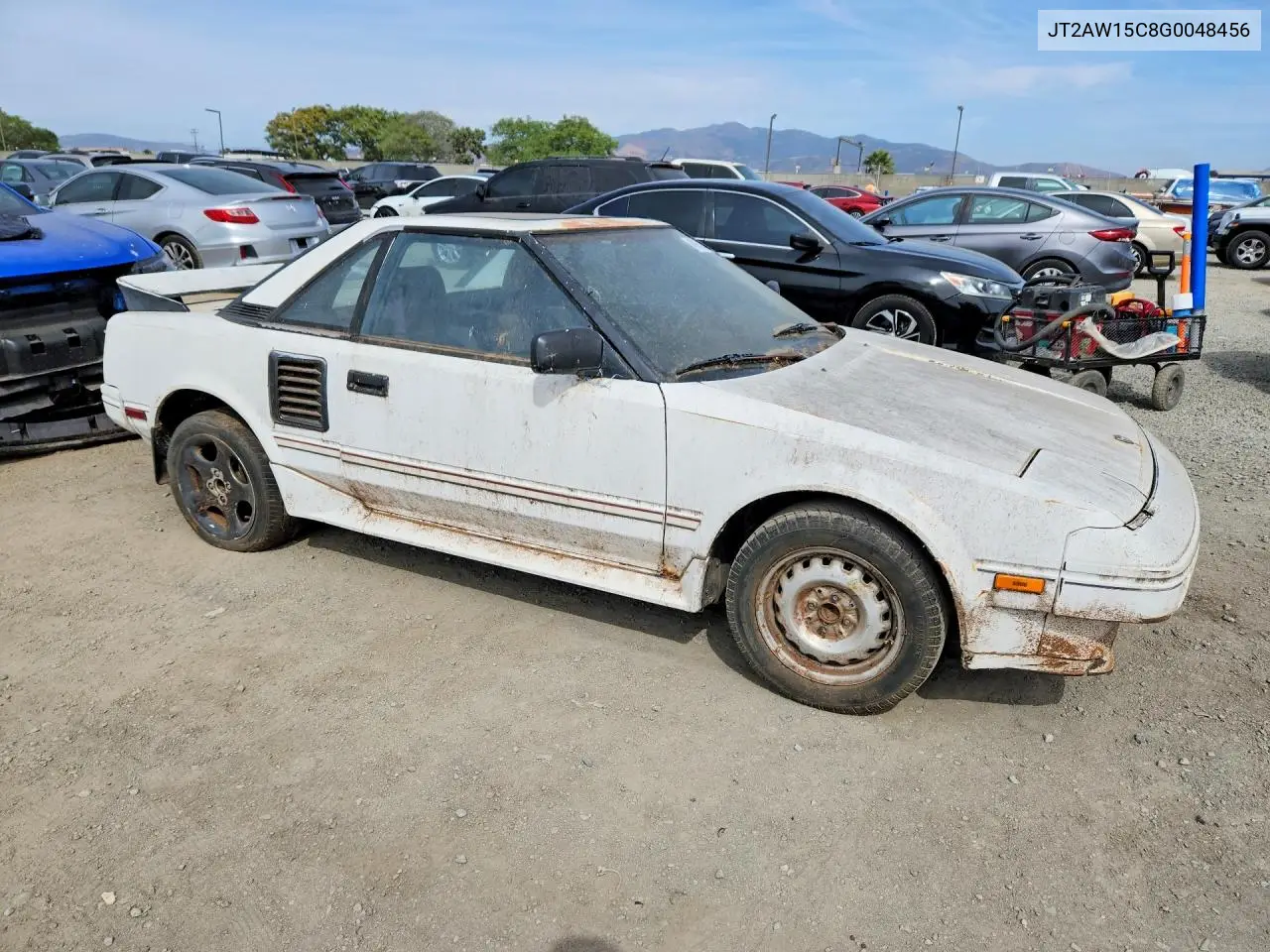 1986 Toyota Mr2 Base VIN: JT2AW15C8G0048456 Lot: 49051346