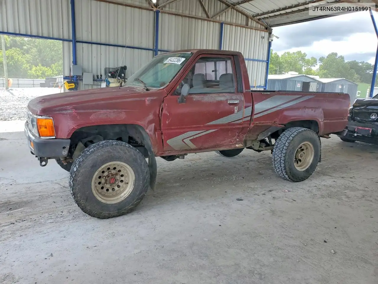 1987 Toyota Pickup Rn63 Std VIN: JT4RN63R4H0151991 Lot: 58432286