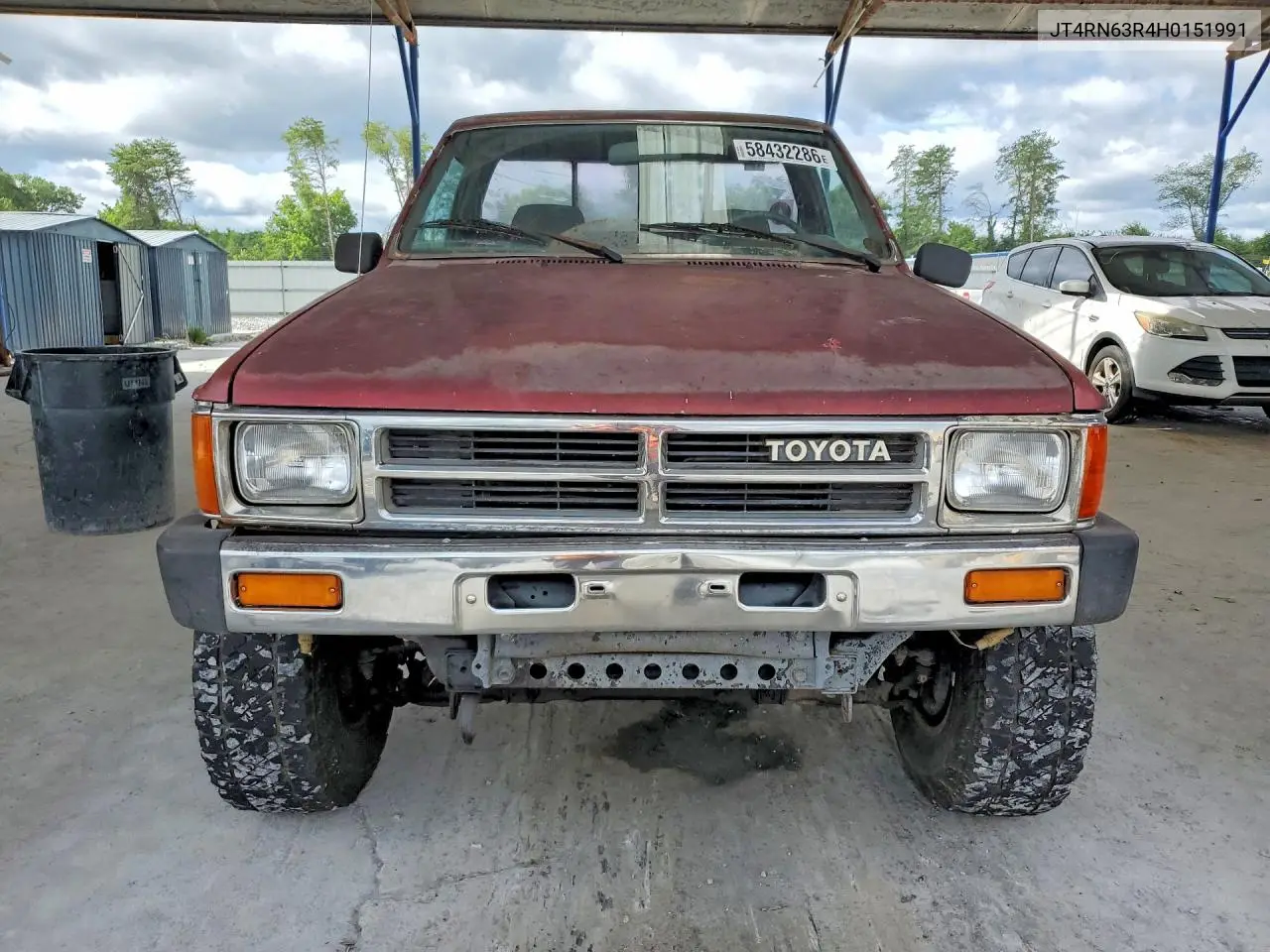 1987 Toyota Pickup Rn63 Std VIN: JT4RN63R4H0151991 Lot: 58432286