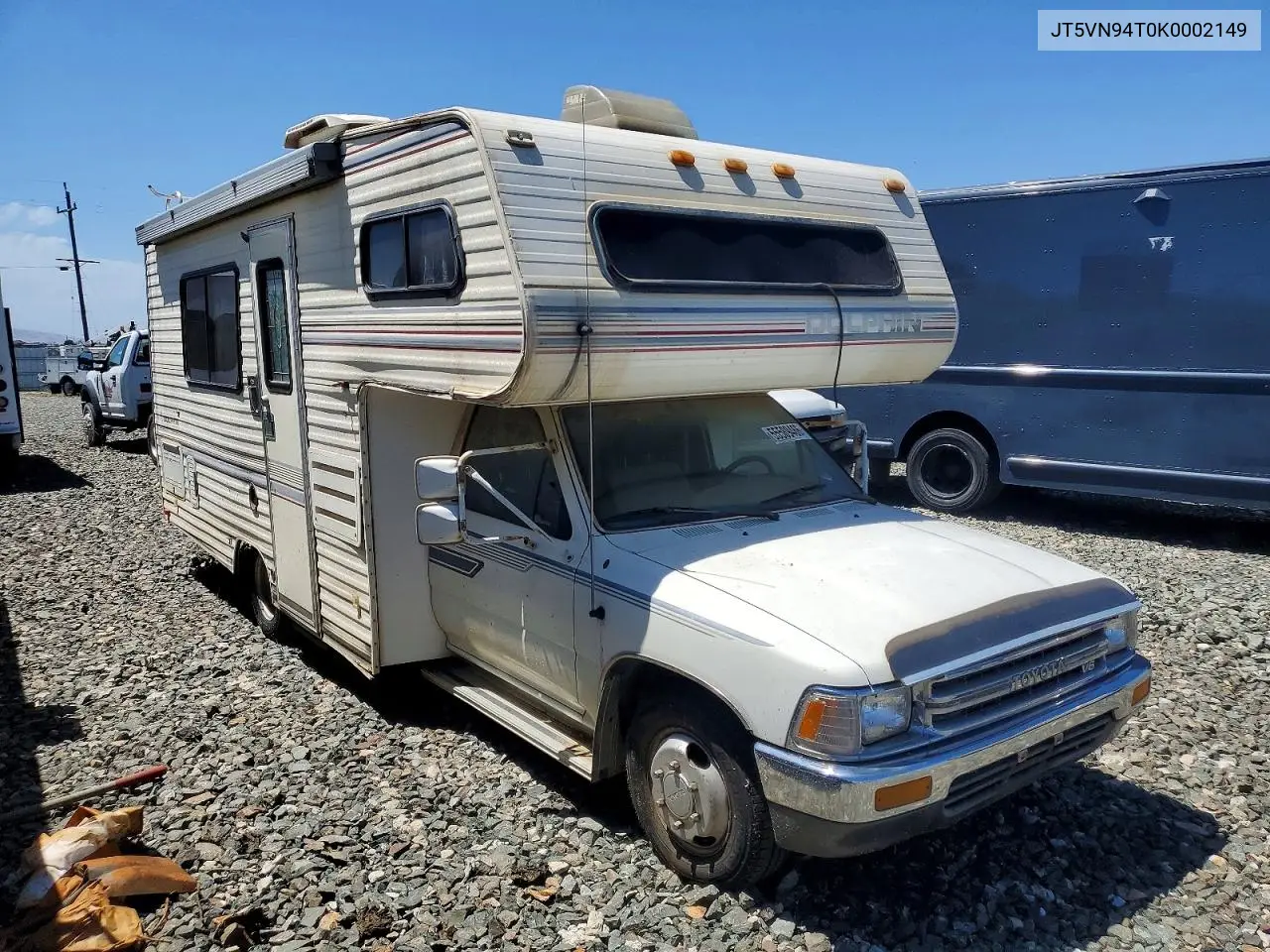 1989 Camper - Rv VIN: JT5VN94T0K0002149 Lot: 58472126