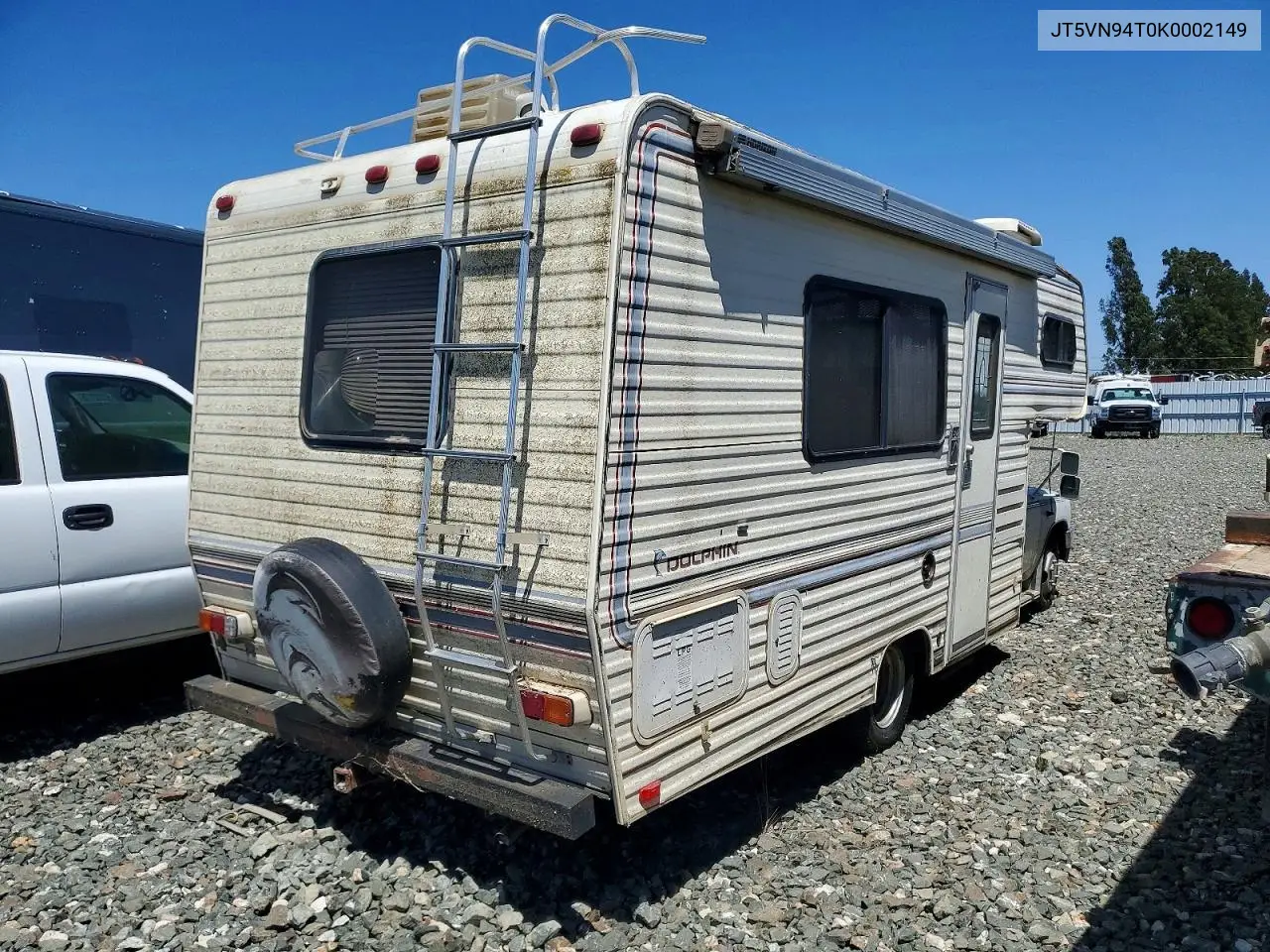 1989 Camper - Rv VIN: JT5VN94T0K0002149 Lot: 58472126