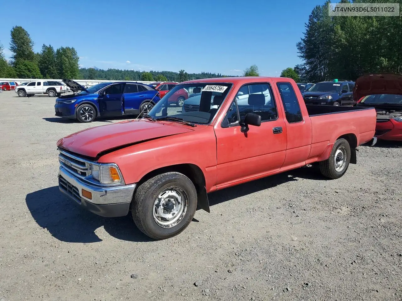 1990 Toyota Pickup Deluxe VIN: JT4VN93D6L5011022 Lot: 55645756