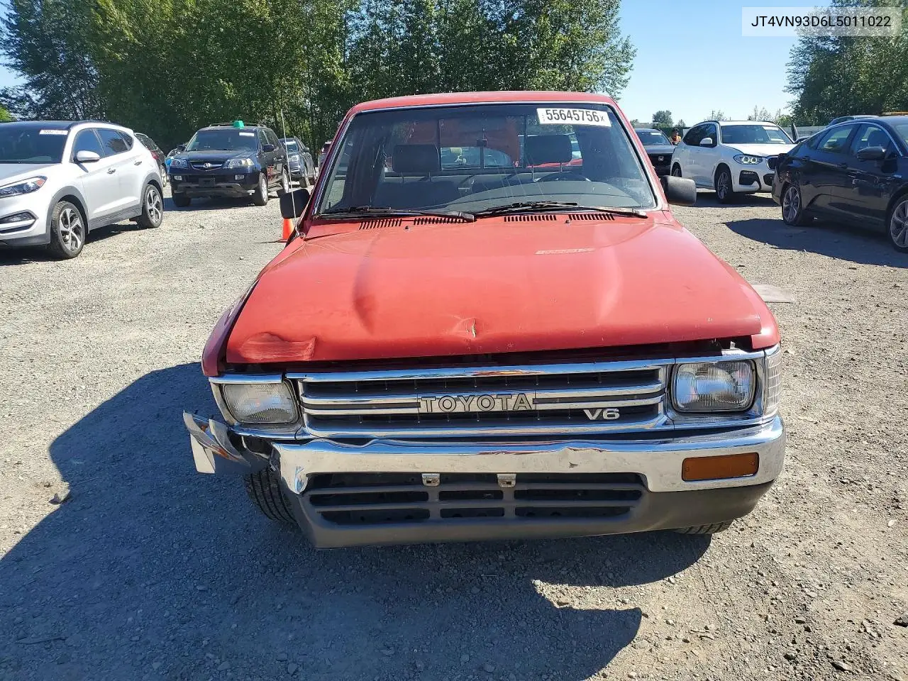 1990 Toyota Pickup Deluxe VIN: JT4VN93D6L5011022 Lot: 55645756