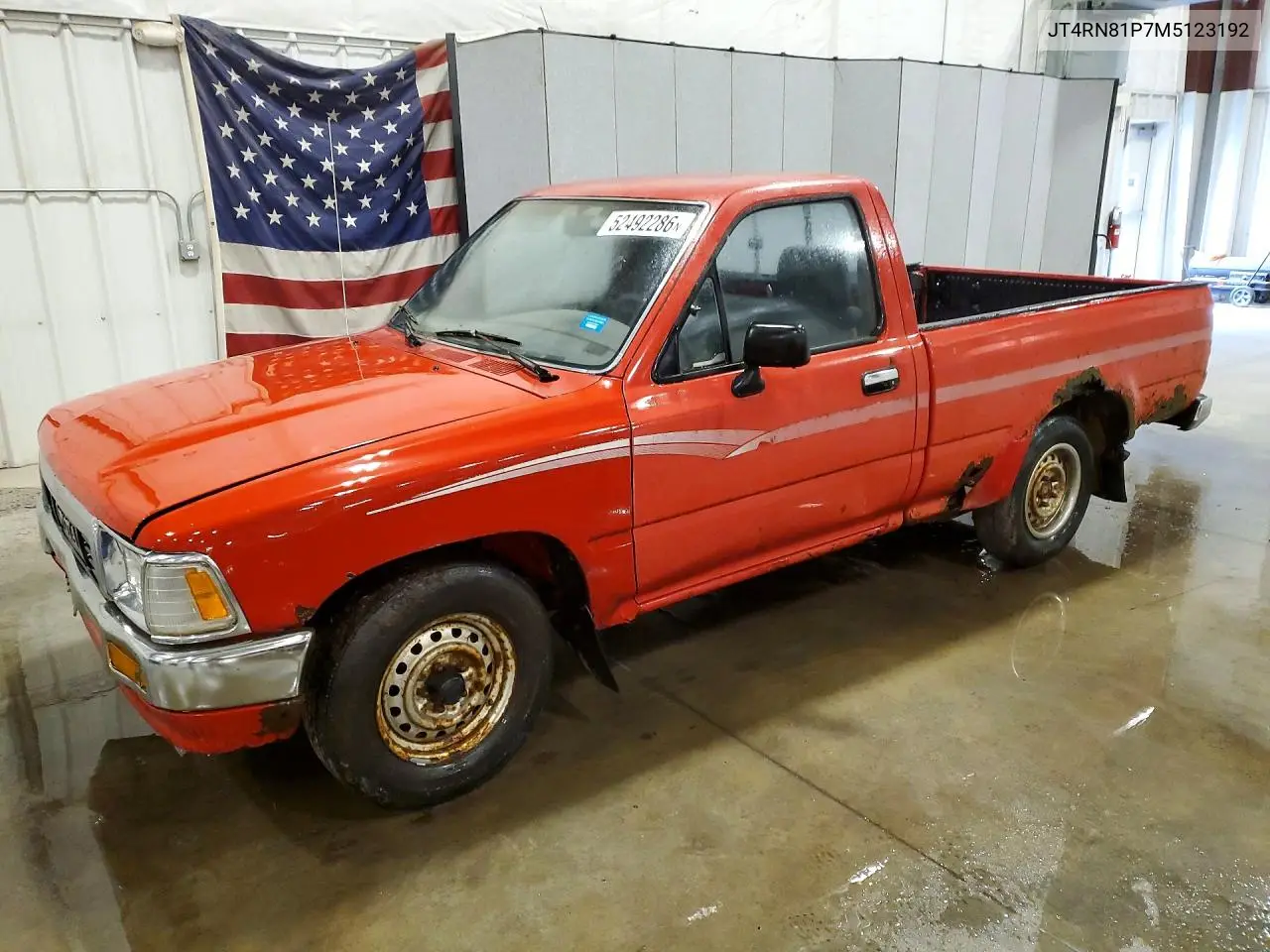 1991 Toyota Pickup Deluxe VIN: JT4RN81P7M5123192 Lot: 52492286