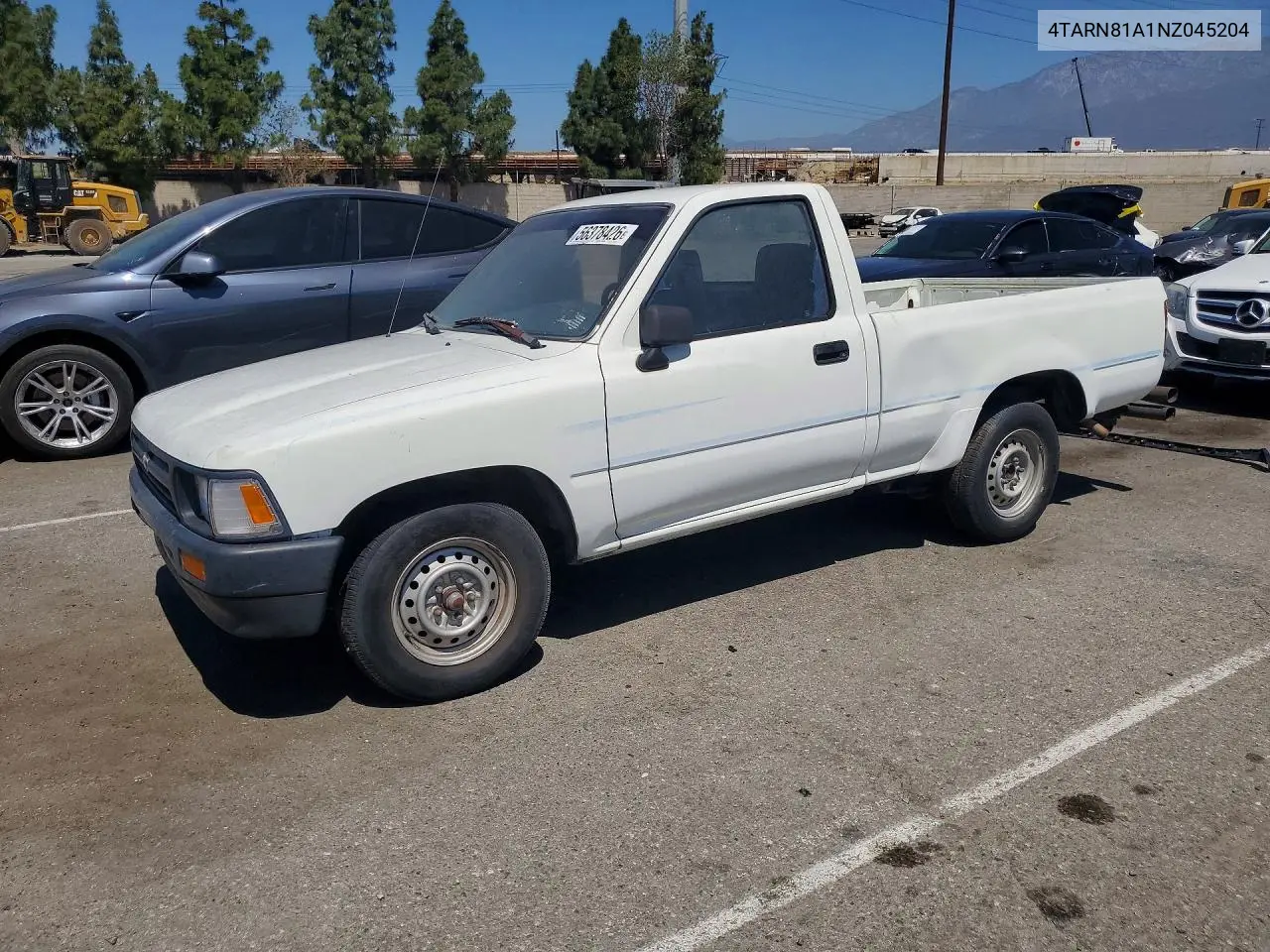 1992 Toyota Pickup VIN: 4TARN81A1NZ045204 Lot: 56378426