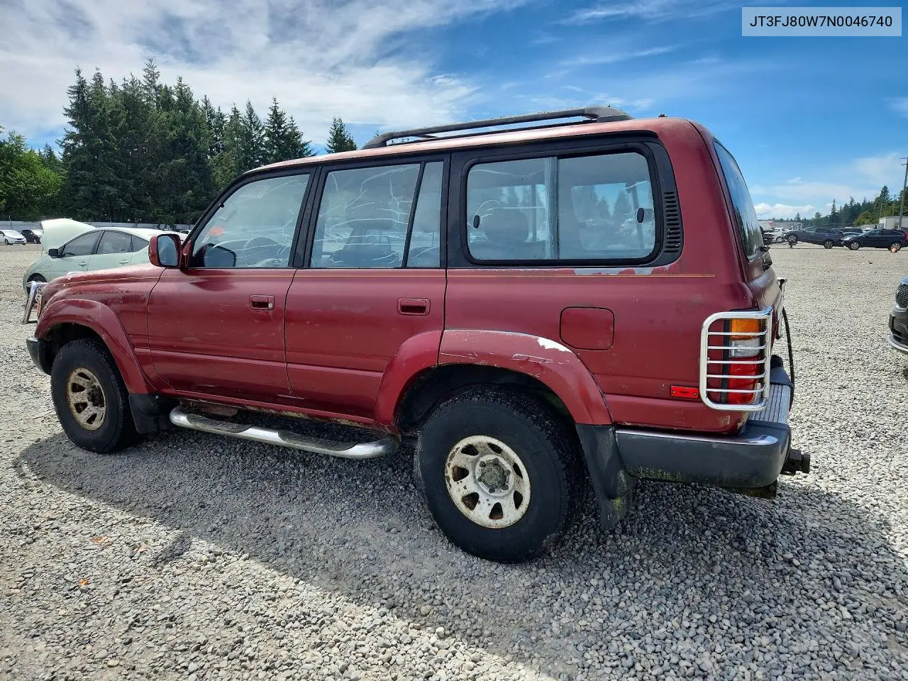 1992 Toyota Land Cruiser Fj80 VIN: JT3FJ80W7N0046740 Lot: 59191056